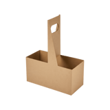 2-Cup 12-32 oz Drink Carrier with Handle​ - (200/Case)