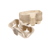 Pulp Fiber 2 Cup Carrier for 8 to 16 oz. Cups - (600/Case)