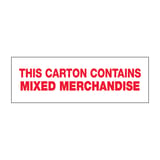 2" x 110 yds. - "Mixed Merchandise" (18 Pack) Messaged Carton Sealing Tape – 2.2 Mil