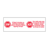 2" x 110 yds. - "Stop / Alto" (6 Pack) Messaged Carton Sealing Tape – 2.2 Mil
