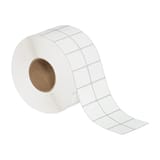 2 x 2" 2- Up White Thermal Transfer Labels