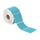 2 x 3" Blue Desktop Direct Thermal Label