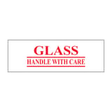 2" x 55 yds. - "Glass - Handle With Care" (6 Pack) Messaged Carton Sealing Tape – 2.2 Mil