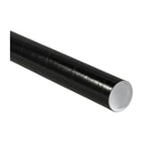 2 x 9" Black Tubes with Caps