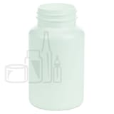 200cc White HDPE Plastic Packer Bottle 38-400 (270/Case)