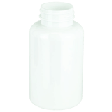 200cc White PET Plastic Packer Bottle 38-400 (360/Case)