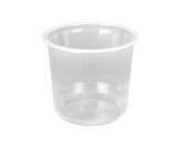 24 oz. Clear Plastic Round Deli Containers - (500/Case)