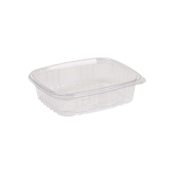 24 oz. Clear PET Hinged Deli Containers - (200/Case)