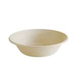24 oz. No PFAS Added Compostable Fiber Bowl - (300/Case)