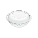 24 oz Round PET Plastic Tamper-Evident Bowl with Dome Lid - (200/Case)