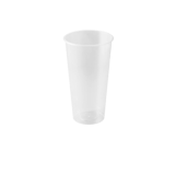 24 oz. Clear PP Plastic Injection Cold Cups 90 mm - (500/Case)