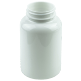 250cc White PET Plastic Packer Bottle 45-400 (300/Case)