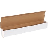 27 1/2 x 3 1/2 x 3 1/2" White Corrugated Mailers