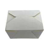 28 oz. White Paper Take-Out Box​, #1 - (450/Case)