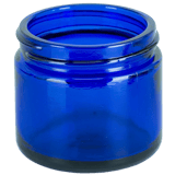 2oz Cobalt Blue Glass Jar 53-400 (168/Case)