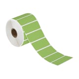 3 x 1" Green Desktop Direct Thermal Label