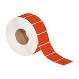 3 x 2" Red Thermal Transfer Labels