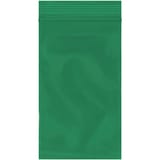 3 x 5" - 2 Mil Green Reclosable Poly Bags