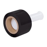 3" x 80 Gauge x 1000' Black Bundling Stretch Film