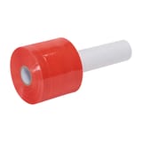 3" x 80 Gauge x 1000' Red Extended Core Bundling Film