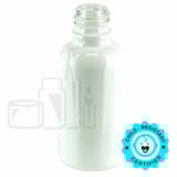 30ml Shiny White Glass Euro Bottle 18-415(330/case)