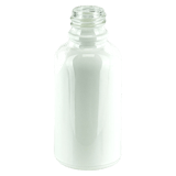 30ml Shiny White Glass Euro Bottle 18-415 (330/Case)