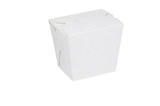 32 oz. White Chinese Microwavable Paper Take Out Containers - (400/Case)