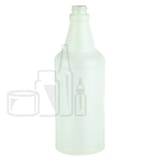 32oz HDPE Plastic Carafe Sprayer Bottle 28-400 Neck Finish (100/Case)