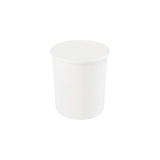 32 oz White Double Poly-Coated Paper Food Cup - (500/Case)
