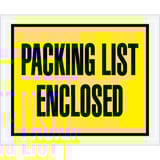 4 1/2 x 5 1/2" Yellow "Packing List Enclosed" Envelopes