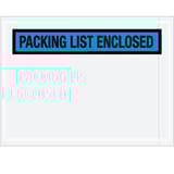 4 1/2 x 6" Blue "Packing List Enclosed" Envelopes