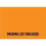 4 1/2 x 6" - Orange "Packing List/Invoice Enclosed" Envelopes