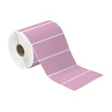 4 x 1 1/2" Pink Desktop Direct Thermal Label