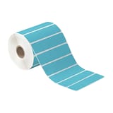 4 x 1" Blue Desktop Direct Thermal Label