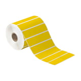 4 x 1" Yellow Desktop Direct Thermal Label