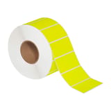 4 x 2" Fluorescent Yellow Thermal Transfer Labels