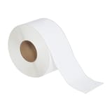 4 x 500' White Continuous Direct Thermal Labels