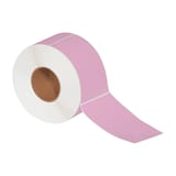 4 x 6 1/2" Pink Thermal Transfer Labels