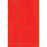 4 x 6" - 2 Mil Red Flat Poly Bags (100 Pack)