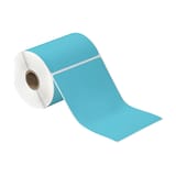 4 x 6" Blue Desktop Thermal Transfer Labels