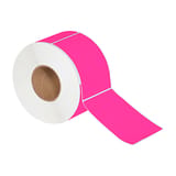 4 x 6" Fluorescent Pink Thermal Transfer Labels