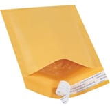 4 x 8" Kraft #000 Self-Seal Bubble Mailers (25 Pack)
