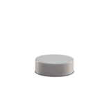 41-400 White PP Smooth Skirt Lid With Unprinted Pressure Sensitive Liner (Fits 0.5 oz Jars)