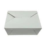 48 oz. White Paper Take-Out Box​, #3 - (300/Case)