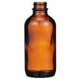 4 oz Boston Round Amber Glass 22-400