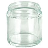 4oz Clear Glass Straight Sided Jar 58-400 (90/case)