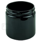 4oz PET Plastic SS Jar - Black - 58-400(250/cs)