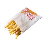 5 1/2″ x 1″ x 8″ Printed French Fry Bag, Grease-Resistant  - (2000/Case) 607-FF8