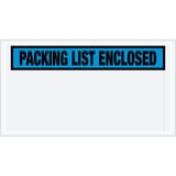 5 1/2 x 10" Blue "Packing List Enclosed" Envelopes
