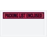 5 1/2 x 10" Red "Packing List Enclosed" Envelopes